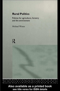Imagen de portada: Rural Politics 1st edition 9780415081764
