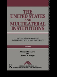 صورة الغلاف: The United States and Multilateral Institutions 1st edition 9780415081108