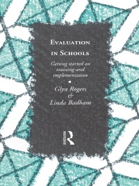 Imagen de portada: Evaluation in Schools 1st edition 9781138171916