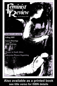 Cover image: Feminist Review 1st edition 9780415080255