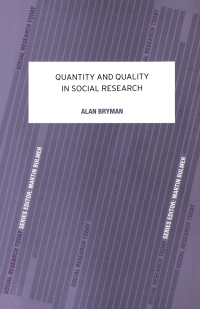 表紙画像: Quantity and Quality in Social Research 1st edition 9781138100619