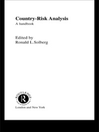 Imagen de portada: Country Risk Analysis 1st edition 9780415078559