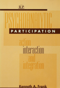 Imagen de portada: Psychoanalytic Participation 1st edition 9780881632736