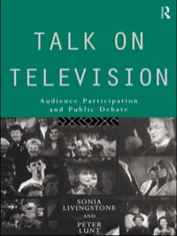 Cover image: Talk on Television 1st edition 9780415077378