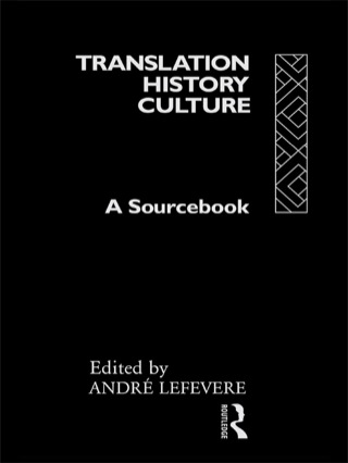 Cover image: Translation/History/Culture 1st edition 9780415076975