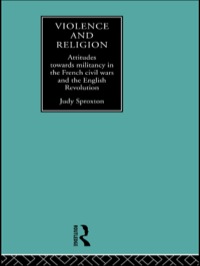 Omslagafbeelding: Violence and Religion 1st edition 9780415076814