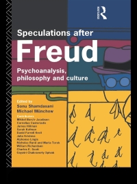 Immagine di copertina: Speculations After Freud 1st edition 9780415076555