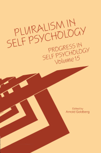 Cover image: Progress in Self Psychology, V. 15 1st edition 9780881633122