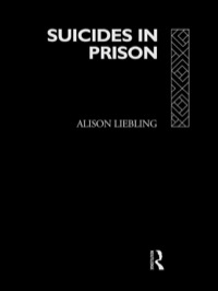 صورة الغلاف: Suicides in Prison 1st edition 9781138881419