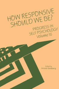 Cover image: Progress in Self Psychology, V. 16 1st edition 9781138009783