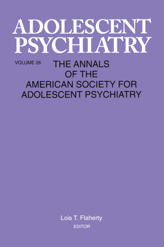 Cover image: Adolescent Psychiatry, V. 26 1st edition 9780881633320