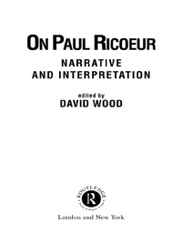 Cover image: On Paul Ricoeur 1st edition 9780415513364