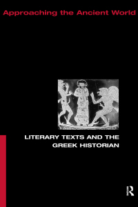 Cover image: Literary Texts and the Greek Historian 1st edition 9780415073516