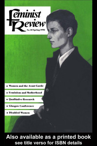 Cover image: Feminist Review 1st edition 9780415072694