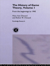 صورة الغلاف: The History Of Game Theory, Volume 1 1st edition 9781138006607