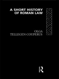 Imagen de portada: A Short History of Roman Law 1st edition 9780415072502