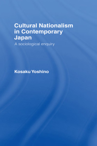 Imagen de portada: Cultural Nationalism in Contemporary Japan 1st edition 9781138990548