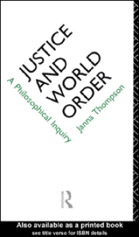Imagen de portada: Justice and World Order 1st edition 9780415070348
