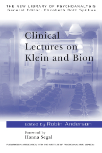 Omslagafbeelding: Clinical Lectures on Klein and Bion 1st edition 9780415069939