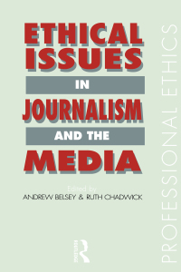 Cover image: Ethical Issues in Journalism and the Media 1st edition 9781138131941