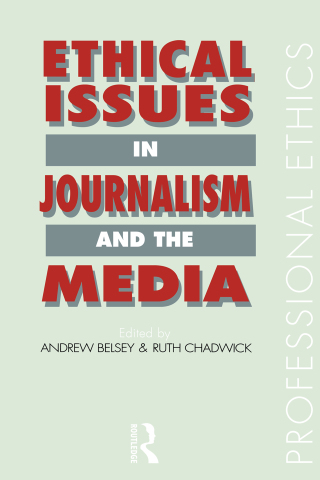 Imagen de portada: Ethical Issues in Journalism and the Media 1st edition 9781138131941