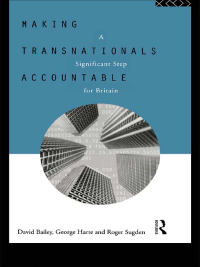 表紙画像: Making Transnationals Accountable 1st edition 9780415068703