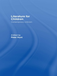 Imagen de portada: Literature For Children 1st edition 9780415068260