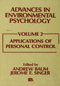 Cover image: Advances in Environmental Psychology 1st edition 9780415762960