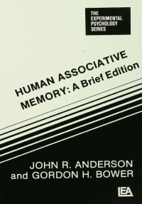 صورة الغلاف: Human Associative Memory 1st edition 9780898590203
