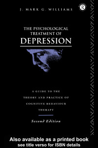 Cover image: The Psychological Treatment of Depression 2nd edition 9780415067447