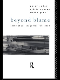 صورة الغلاف: Beyond Blame 1st edition 9780415066792