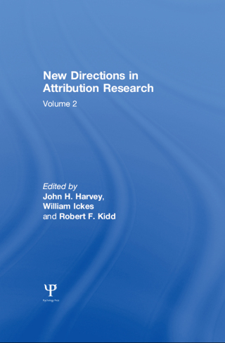 صورة الغلاف: New Directions in Attribution Research 1st edition 9780898591231