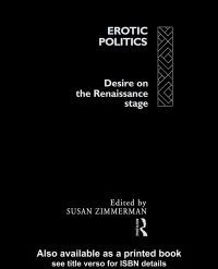 Cover image: Erotic Politics 1st edition 9780415066464