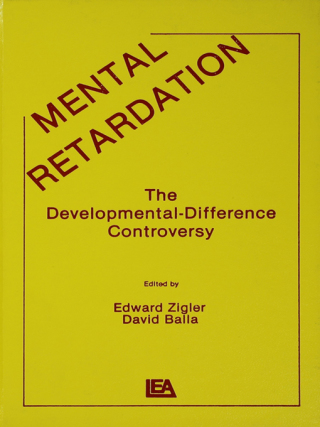 Cover image: Mental Retardation 1st edition 9780898591705