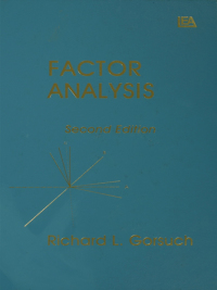 Cover image: Factor Analysis 2nd edition 9780898592023