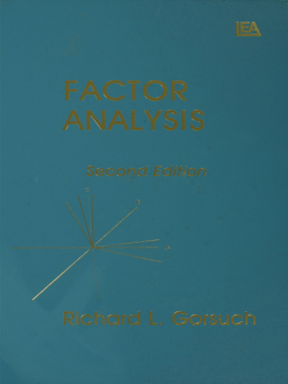 Cover image: Factor Analysis 2nd edition 9780898592023
