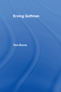 Cover image: Erving Goffman 1st edition 9780415064927
