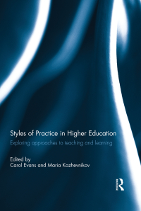 Cover image: Styles of Practice in Higher Education 1st edition 9780415826051