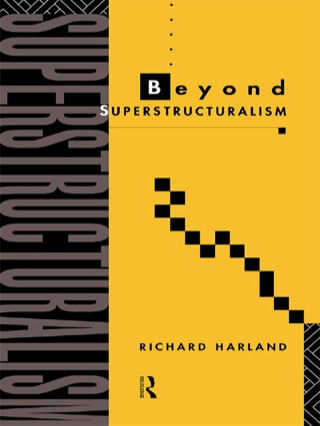 Immagine di copertina: Beyond Superstructuralism 1st edition 9780415063586