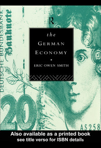 Cover image: The German Economy 1st edition 9780415062893