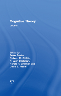 Imagen de portada: Cognitive Theory 1st edition 9780898594362