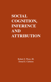Cover image: Social Cognition, Inference, and Attribution 1st edition 9780898594997