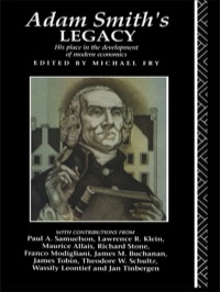 Cover image: Adam Smith's Legacy 1st edition 9780415061643