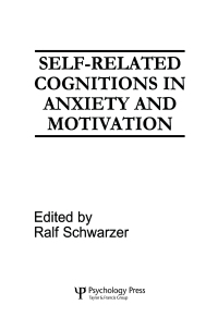 Omslagafbeelding: Self-related Cognitions in Anxiety and Motivation 1st edition 9780898595130