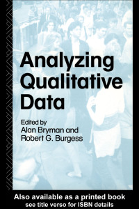 Cover image: Analyzing Qualitative Data 1st edition 9781138138728