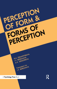 صورة الغلاف: Perception of Form and Forms of Perception 1st edition 9780898595789