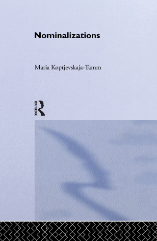 Cover image: Nominalizations 1st edition 9780415060202
