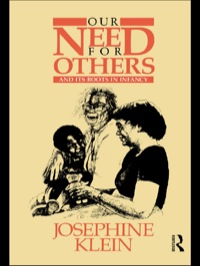 Cover image: Our Needs for Others and Its Roots in Infancy 1st edition 9780415058797
