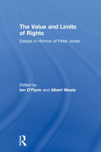 Imagen de portada: The Value and Limits of Rights 1st edition 9780415854221