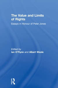 Titelbild: The Value and Limits of Rights 1st edition 9780415854221